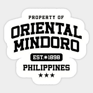 Oriental Mindoro - Property of the Philippines Shirt Sticker